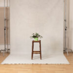 Pale Nickel and Liver Painted Canvas Backdrop (RN#46)