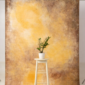 Apricot Painted Canvas Backdrop 7x12ft -RN#19(2)