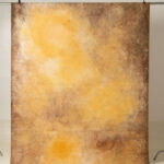 Apricot Painted Canvas Backdrop 7x12ft -RN#19(3)