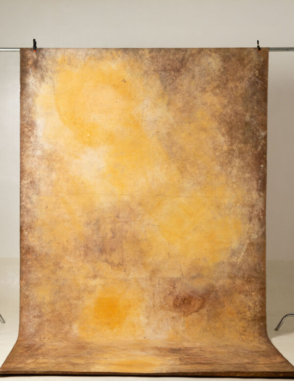 Apricot Painted Canvas Backdrop 7x12ft -RN#19(3)