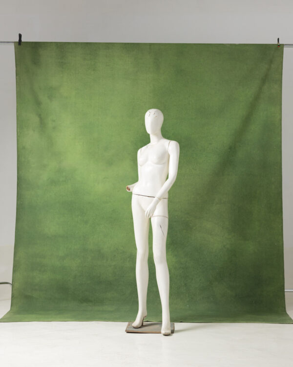 Army Green Painted Canvas Backdrop 8'4x10'6ft -RN#51(1)