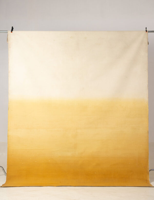 Chardonnay Gradient Painted Canvas Backdrop 8x14ft -RN#75(3)