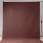 Cocoa Bean Painted Canvas Backdrop 8x14ft -RN#38 (2)