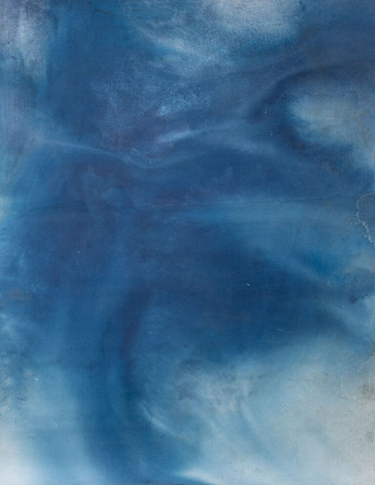 Dusky Blue Painted Canvas Backdrop 6x9ft -SL#226(4)