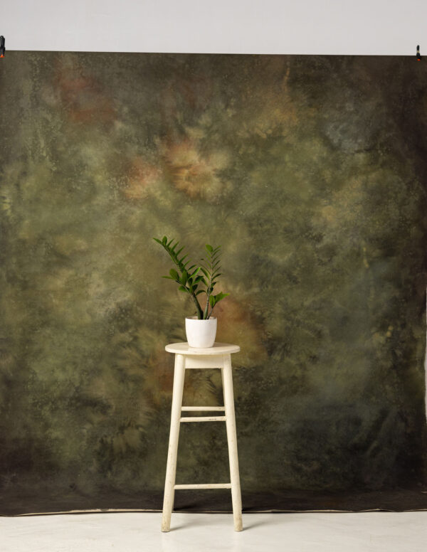 Forest Brown Painted Canvas Backdrop RN#142-9X10(3)