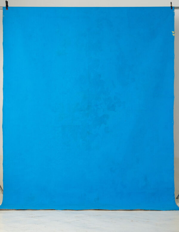 French Blue Painted Canvas Backdrop 7x9ft -RN#148(3)