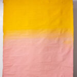 Saffron Painted Canvas Backdrop 6'8x7ft -RN#61 (1) copy