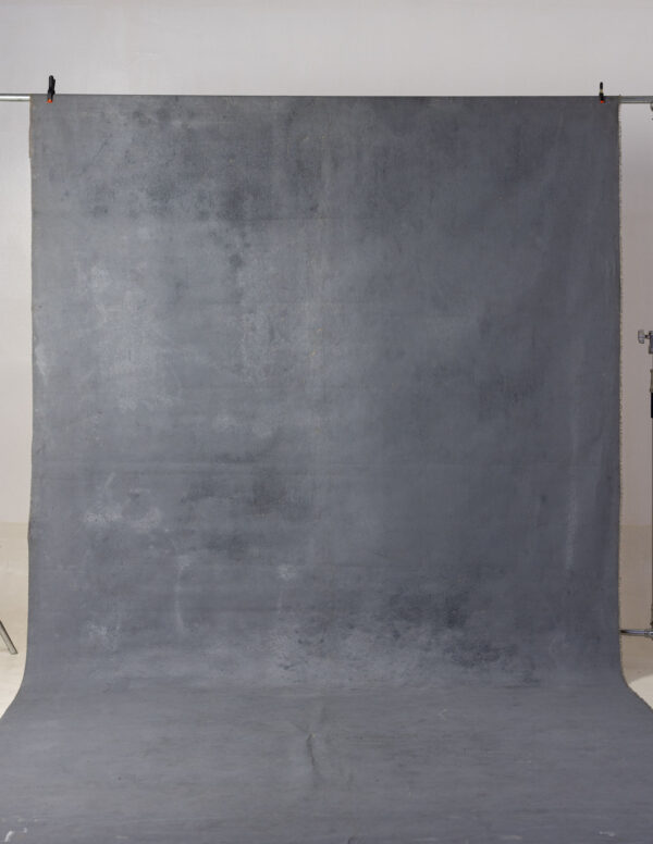 Smokey Grey + Golden Bell Painted Double-sided Canvas Backdrop 8x14ft -RN#25(3a)