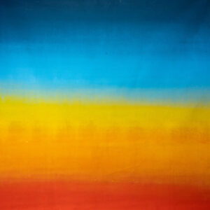 Sunset Painted Canvas Backdrop 8x10ft -RN#201(3)