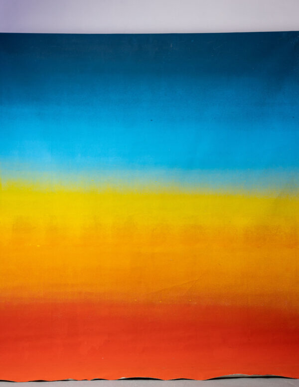 Sunset Painted Canvas Backdrop 8x10ft -RN#201(3)