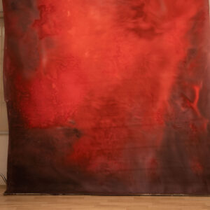 Persian Red Painted Canvas Backdrop (RN#253)(3)