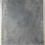Antique Grey Painted Canvas Backdrop (RN#236)
