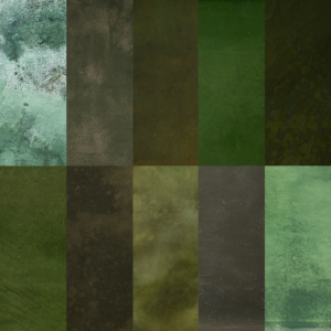 Green Bundle Painted Canvas Backdrop (BDB#002)