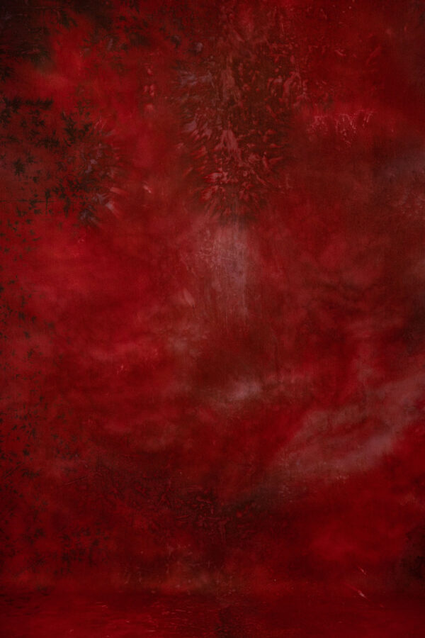 Red Oxide Painted Canvas Backdrop (DB#197)