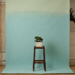 Spring Rain Painted Canvas Backdrop (RN#303)