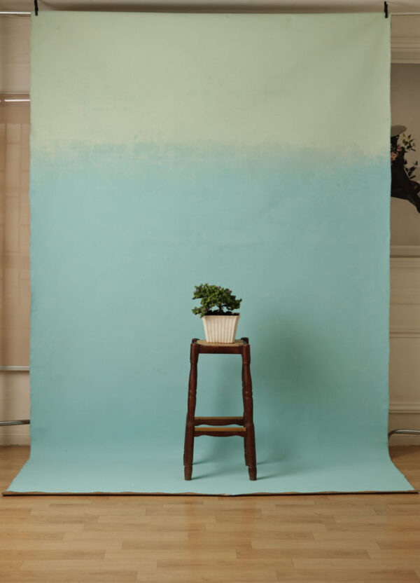 Spring Rain Painted Canvas Backdrop (RN#303)