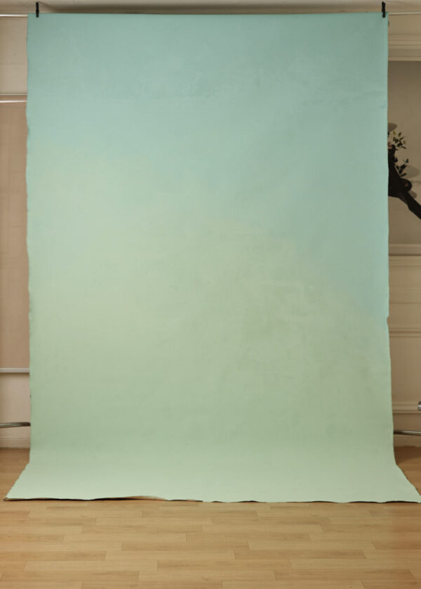 Sweet Mint Painted Canvas Backdrop (RN#304)