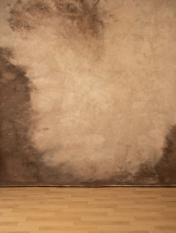 Brown Batter Painted Canvas Backdrop (RN#331)