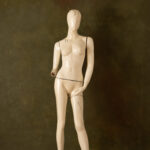 Red Head Green Painted Canvas Backdrop (RN#319)