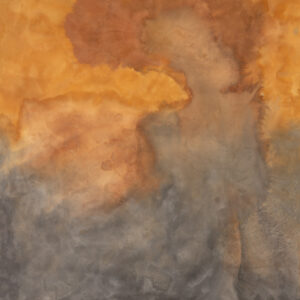 Fiery Orange Burn Painted Canvas Backdrop (RN#334)