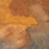 Fiery Orange Burn Painted Canvas Backdrop (RN#334)