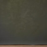 Turkish Tea Green and Brown Painted Canvas Backdrop (RN#338)