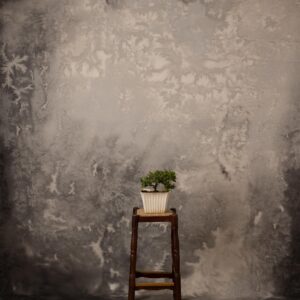 Old Town Grey Painted Canvas Backdrop (RN#344)