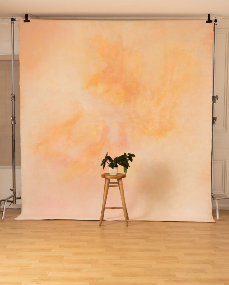 Rusty Pink Painted Canvas Backdrop (RN#349)