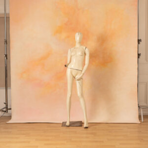 Rusty Pink Painted Canvas Backdrop (RN#349)