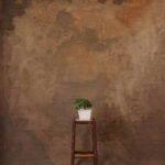 Mocha Brown Painted Canvas Backdrop (RN#298)