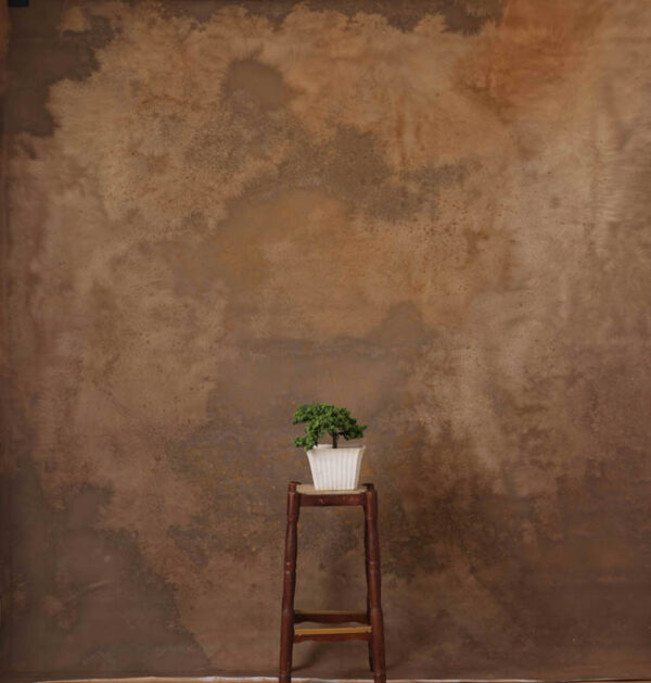 Mocha Brown Painted Canvas Backdrop (RN#298)