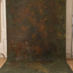 Burning Bush and Flax Painted Canvas Backdrop 7x14ft SL S1 #407(1)