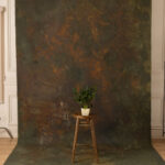 Burning Bush and Flax Painted Canvas Backdrop 7x14ft SL S1 #407(4)