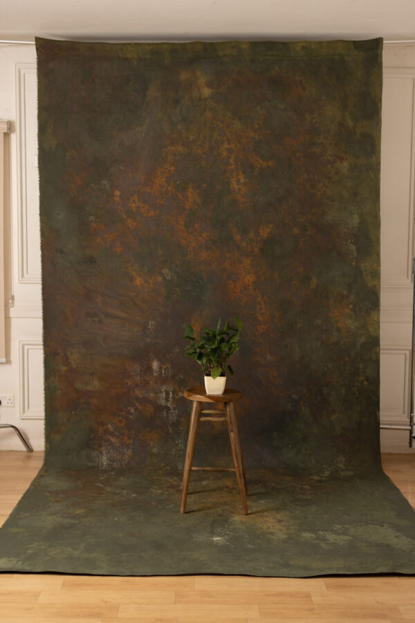 Burning Bush and Flax Painted Canvas Backdrop 7x14ft SL S1 #407(4)