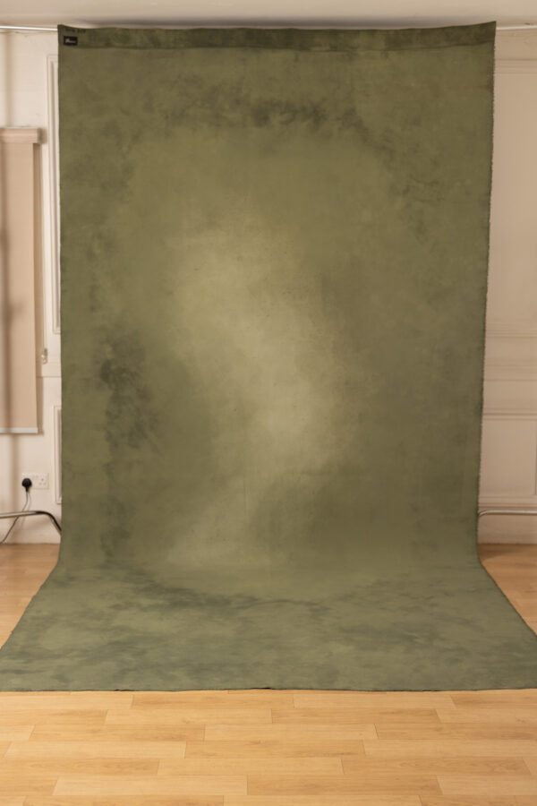 Burning Bush and Flax Painted Canvas Backdrop 7x14ft SL S2 #407(5)