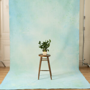 Opal Painted Canvas Backdrop 7x14ft RN #424(4)