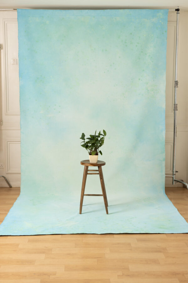 Opal Painted Canvas Backdrop 7x14ft RN #424(4)