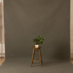Pale Nickel and Liver Painted Canvas Backdrop 8x14ft RN S1 #46(7)