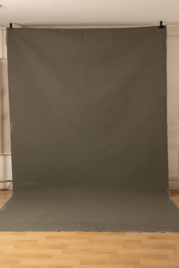 Pale Nickel and Liver Painted Canvas Backdrop 8x14ft RN S2 #46(5)