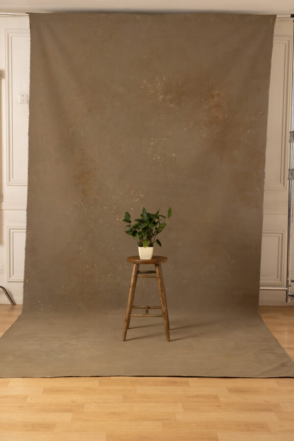 Pastel Brown Painted Canvas Backdrop7x14ft RN #426(4)