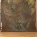 Pickled and Iroko Painted Canvas Backdrop 9x10ft RN S1 #418(1)