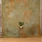 Stormy and Heathered Painted Canvas Backdrop 9x10ft RN S1 #421(3)