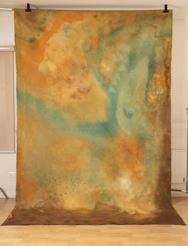 Limed Oak Painted Canvas Backdrop(RN441)