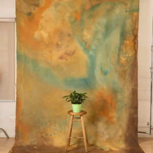 Limed Oak Painted Canvas Backdrop(RN441)