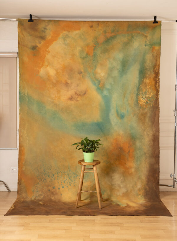 Limed Oak Painted Canvas Backdrop(RN441)