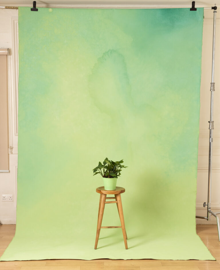 Pale Olive Painted Canvas Backdrop (RN#439)