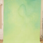 Pale Olive Painted Canvas Backdrop (RN#439)