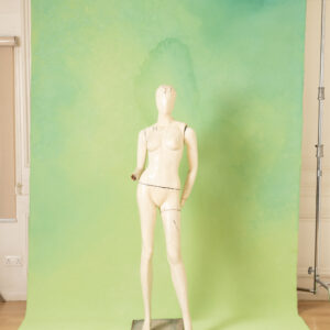 Pale Olive Painted Canvas Backdrop (RN#439)