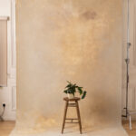 Cashmere Coffee Painted Canvas Backdrop (RN#461)