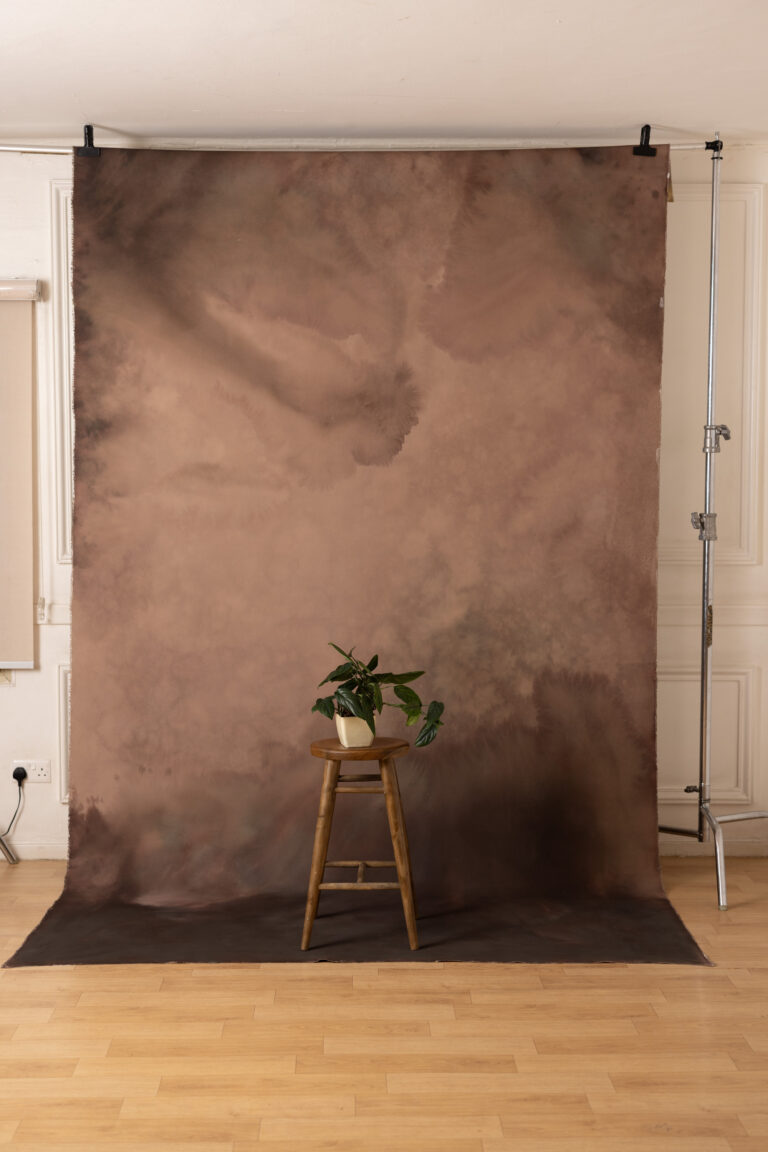 Cashmere Coffee Painted Canvas Backdrop (RN#461)